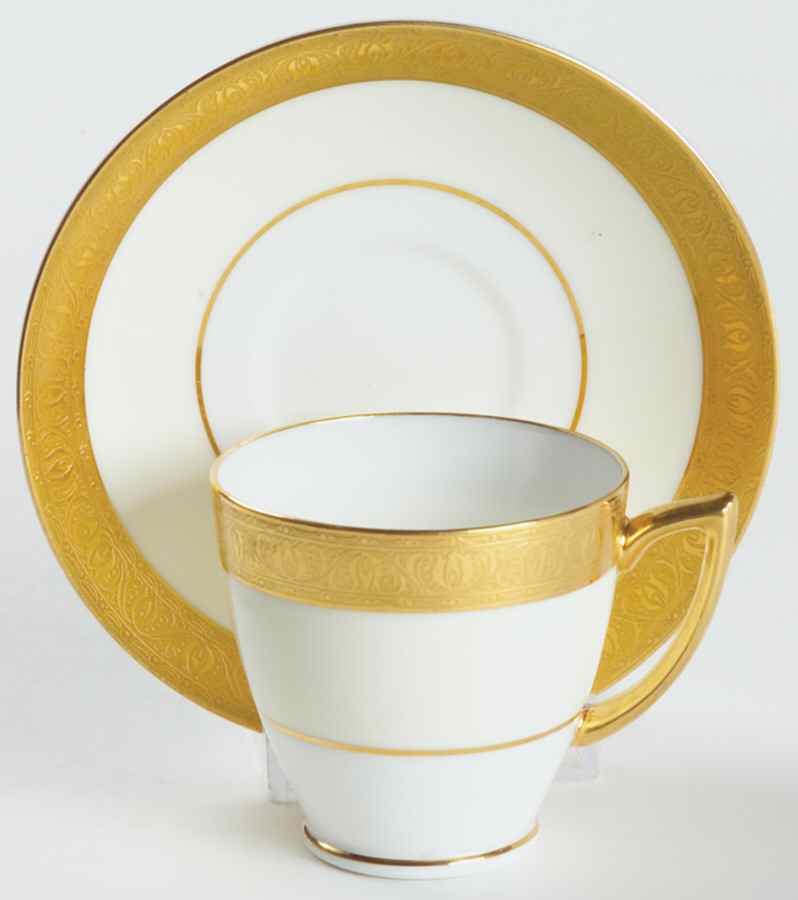 Buckingham Footed Demitasse Cup & Saucer Set by Minton-1