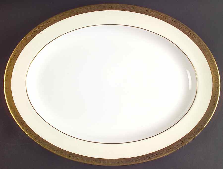 Buckingham 16" Oval Serving Platter by Minton-1