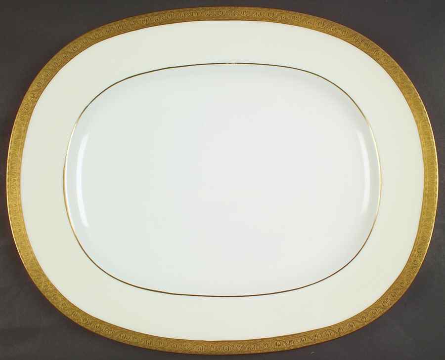 Buckingham 16" Rectangular Serving Platter by Minton-1