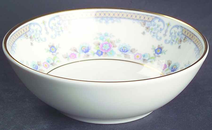 Byron (Blue Flowers) Fruit/Dessert (Sauce) Bowl by Minton-1