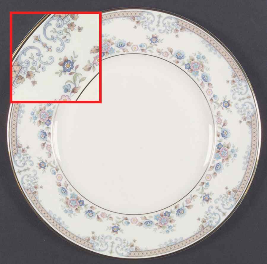 Byron (Blue Flowers) Dinner Plate by Minton-1