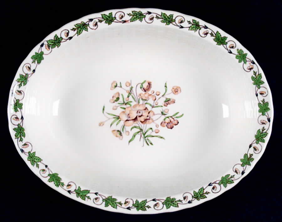 C3301 9" Oval Vegetable Bowl by Minton-1