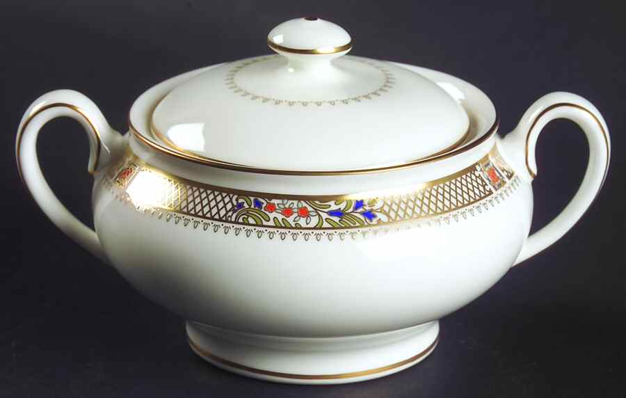 Caliph Sugar Bowl & Lid by Minton-1