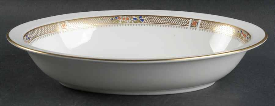 Caliph 10" Oval Vegetable Bowl by Minton-1