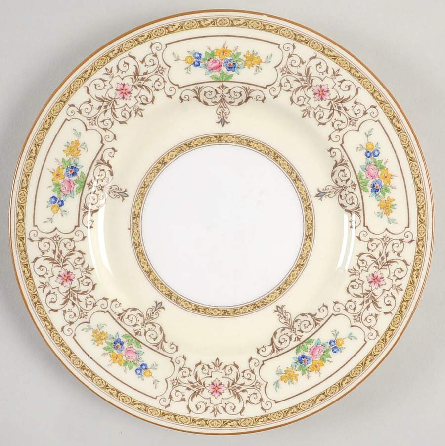 Cambridge Brown Salad Plate by Minton-1