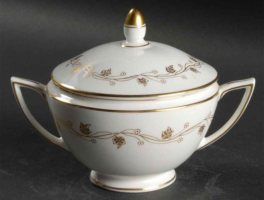 Carlisle Sugar Bowl & Lid by Minton-1