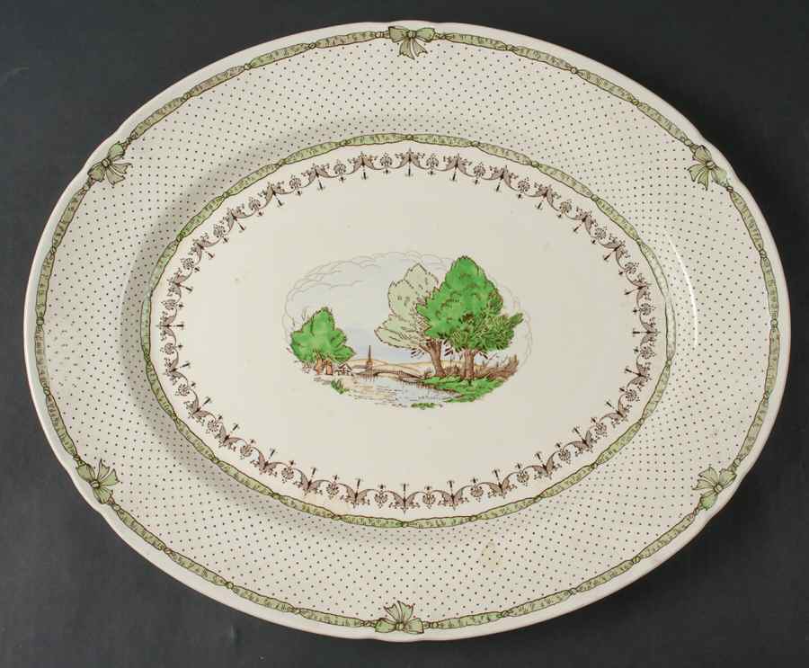 Carlyle 17" Oval Serving Platter by Minton-1