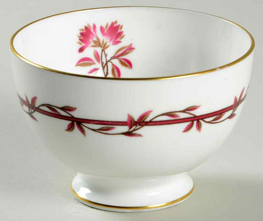 Carmine Mini Open Sugar Bowl by Minton-1