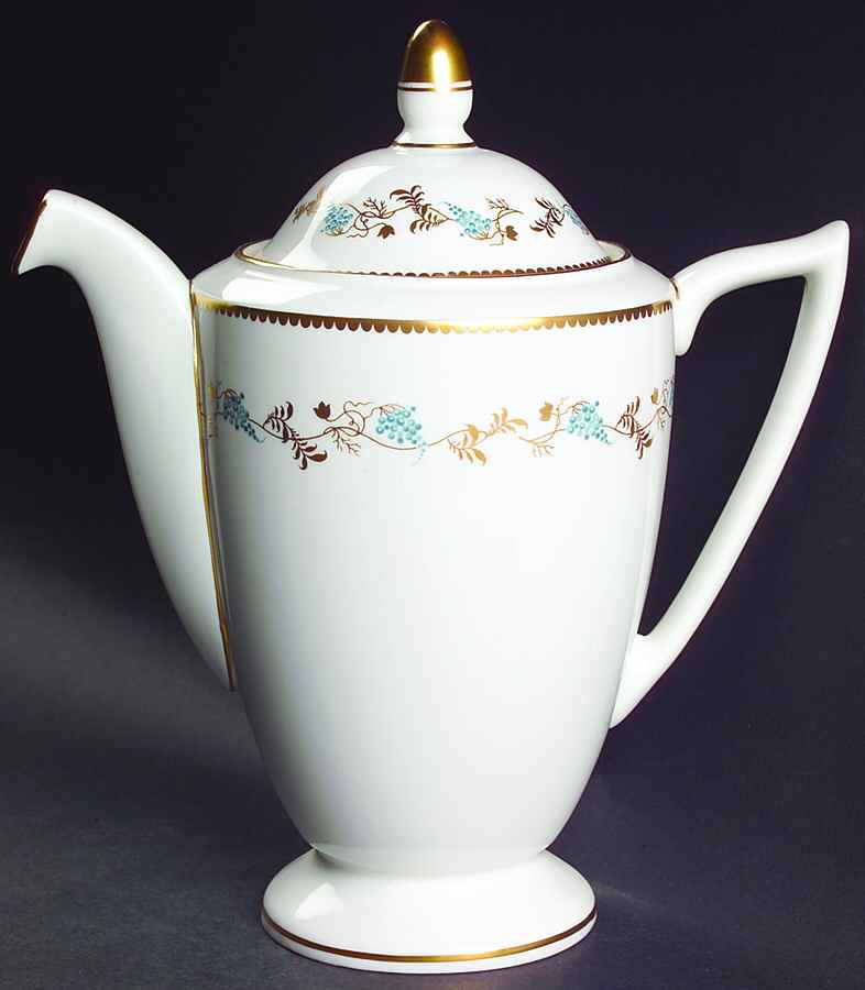Champagne Coffee Pot & Lid by Minton-1