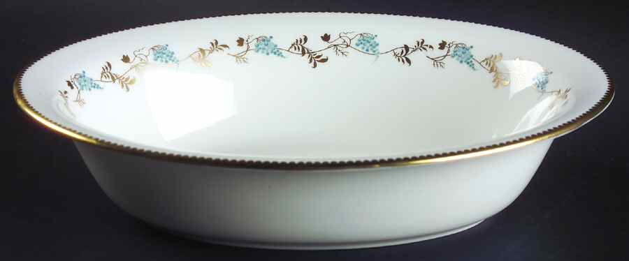 Champagne 10" Oval Vegetable Bowl by Minton-1