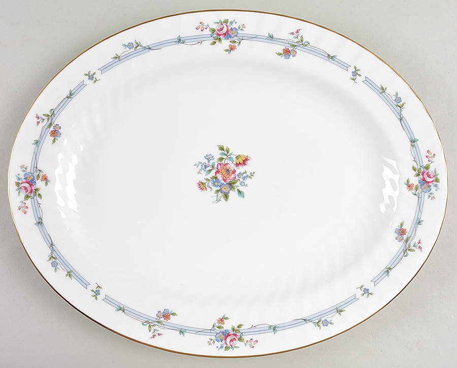 Chartwell 13" Oval Serving Platter by Minton-1