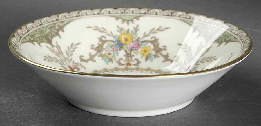 Chatham Green Ivory Fruit/Dessert (Sauce) Bowl by Minton-1