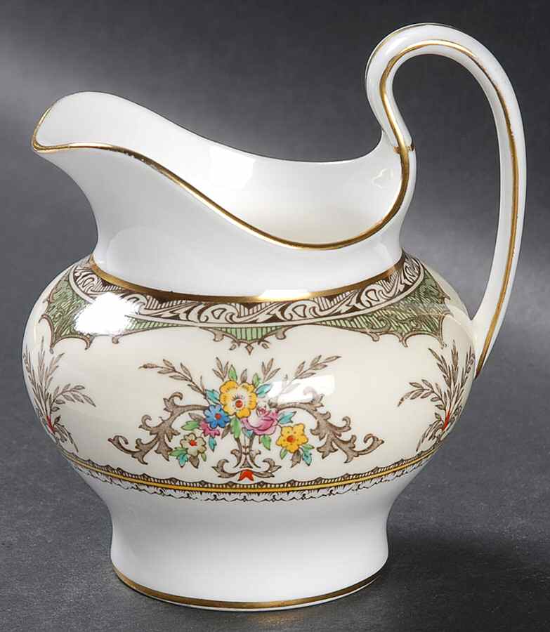 Chatham Green Ivory Creamer by Minton-1