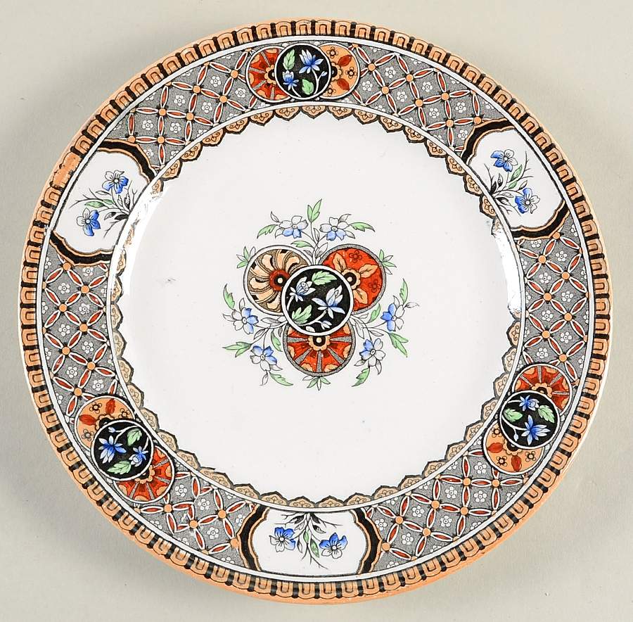 Chinese Diaper Salad Plate by Minton-1