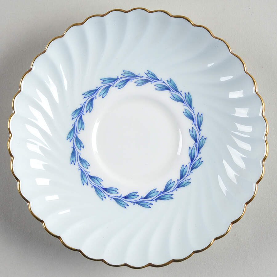 Cheviot Blue Saucer by Minton-1