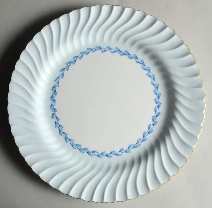 Cheviot Blue 12" Chop Plate (Round Platter) by Minton-1