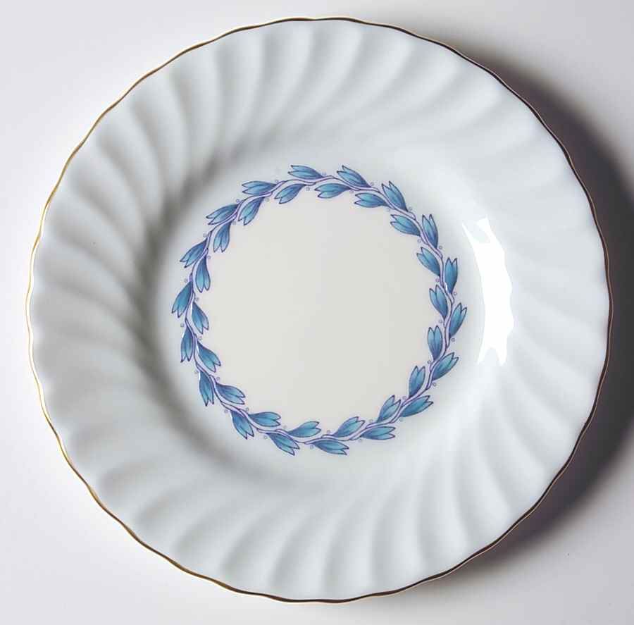 Cheviot Blue Bread & Butter Plate by Minton-1