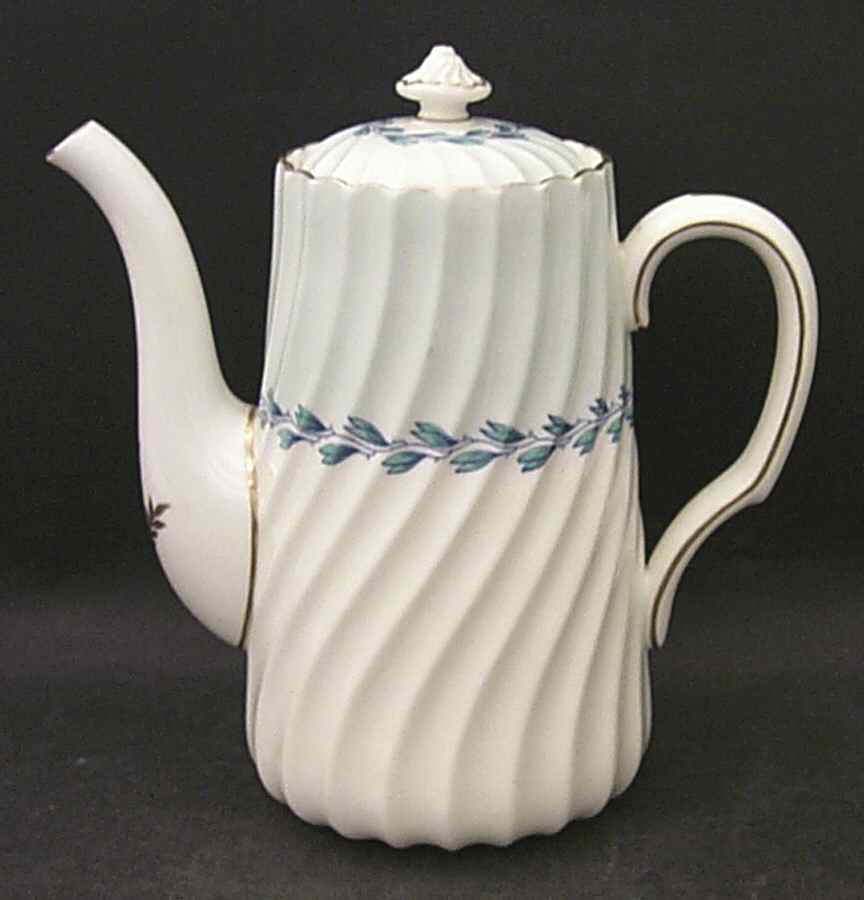Cheviot Blue Small Coffee Pot & Lid by Minton-1