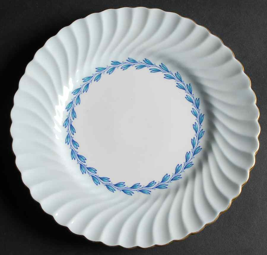 Cheviot Blue Luncheon Plate by Minton-1