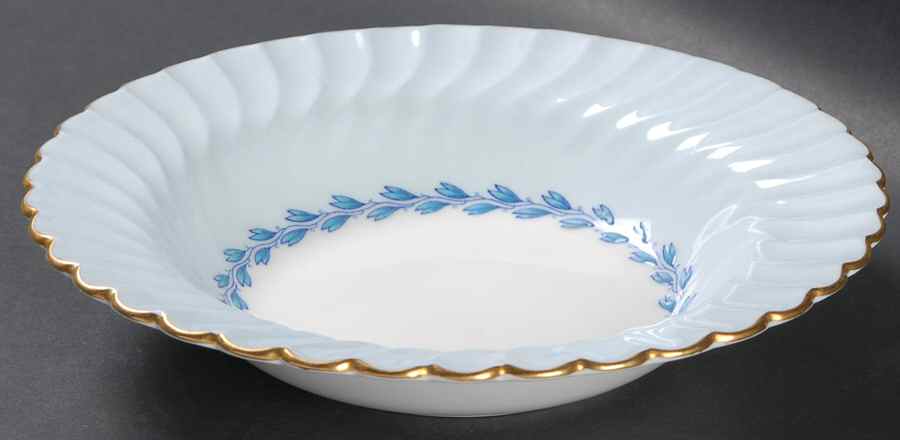 Cheviot Blue Rim Soup Bowl by Minton-1