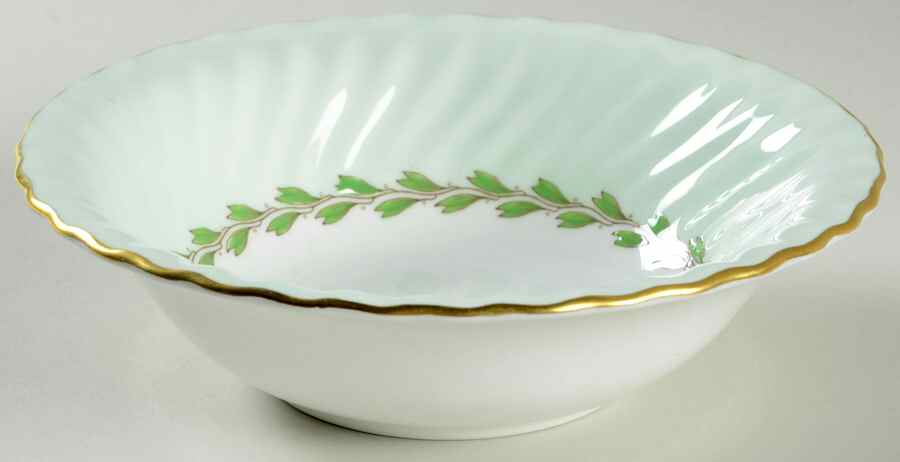 Cheviot Green Coupe Cereal Bowl by Minton-1
