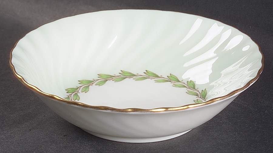 Cheviot Green Fruit/Dessert (Sauce) Bowl by Minton-1