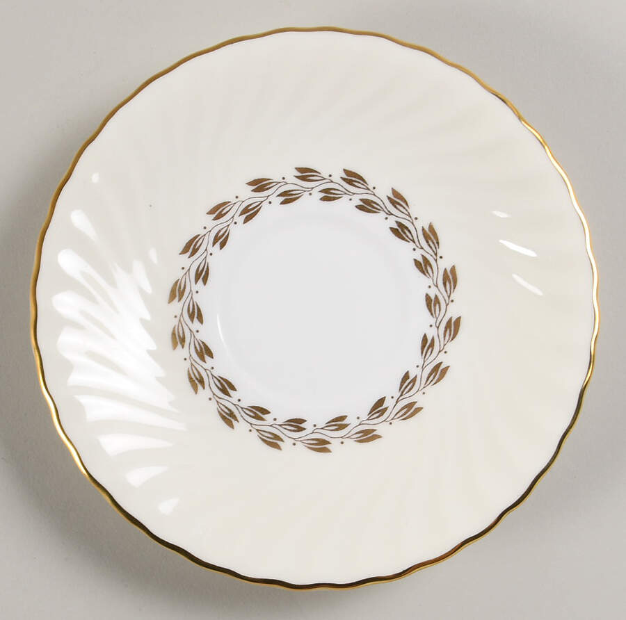 Cheviot Gold Saucer for Cream Soup Bowl by Minton-1