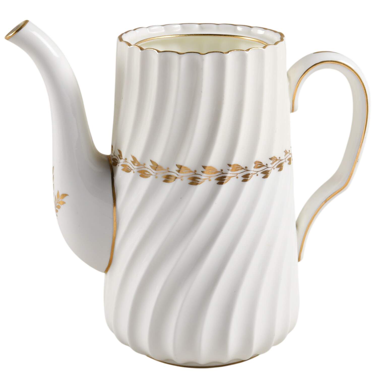 Cheviot Gold Small Coffee Pot No Lid by Minton-1