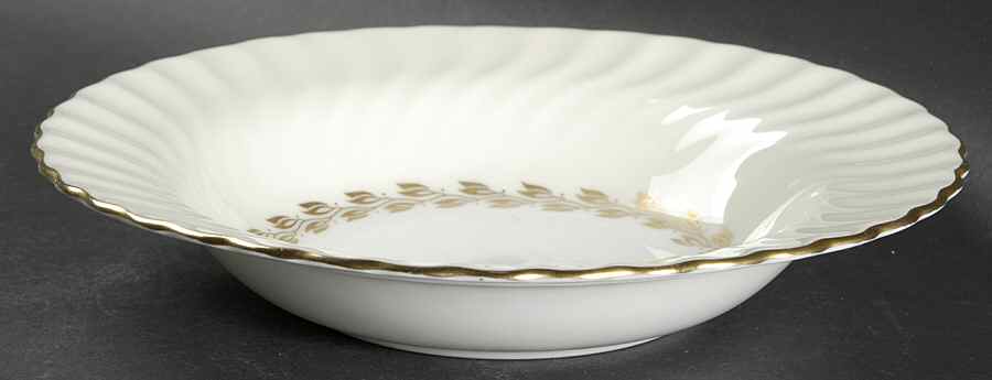 Cheviot Gold Rim Soup Bowl by Minton-1