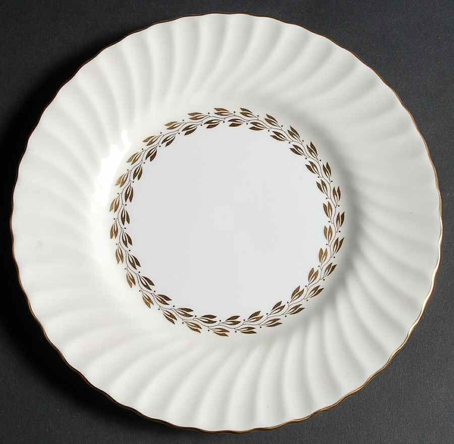 Cheviot Gold Luncheon Plate by Minton-1