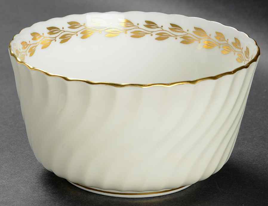 Cheviot Gold Cranberry Bowl by Minton-1