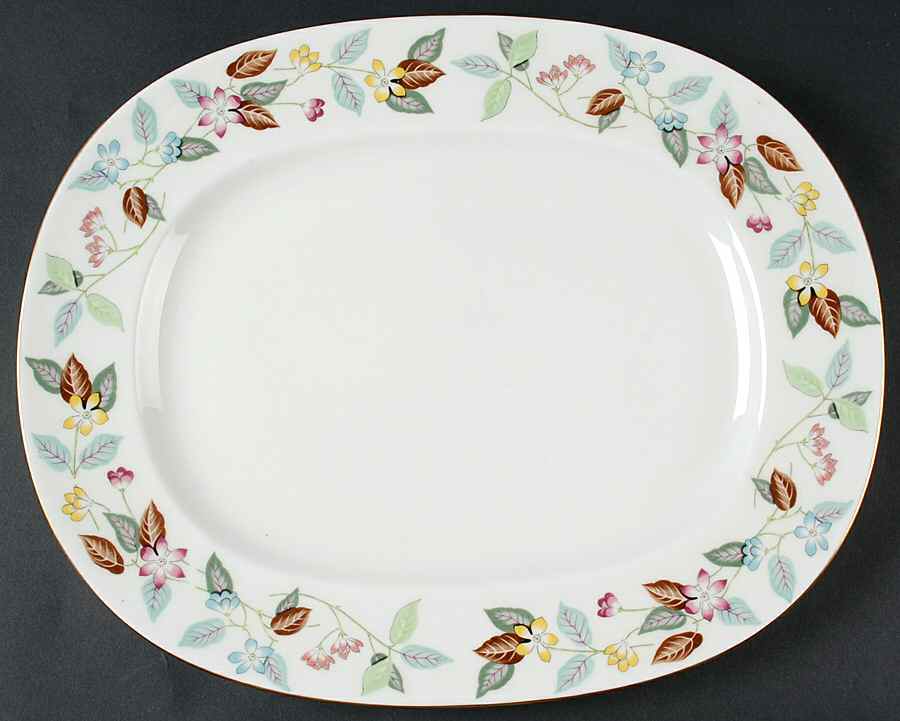 Cherrydown 16" Oval Serving Platter by Minton-1