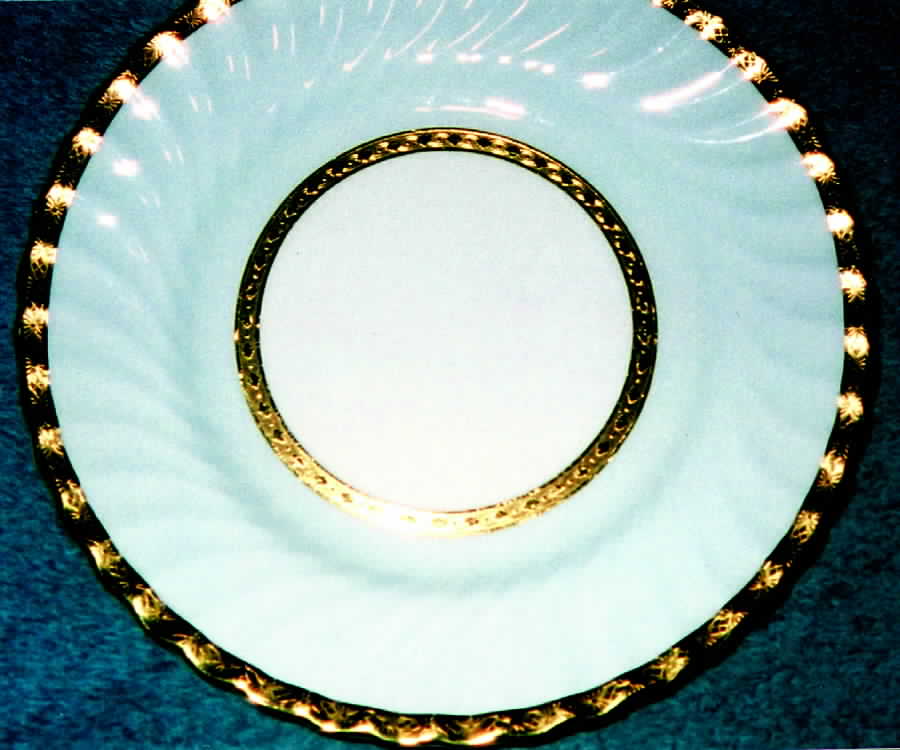 Chevron Salad Plate by Minton-1