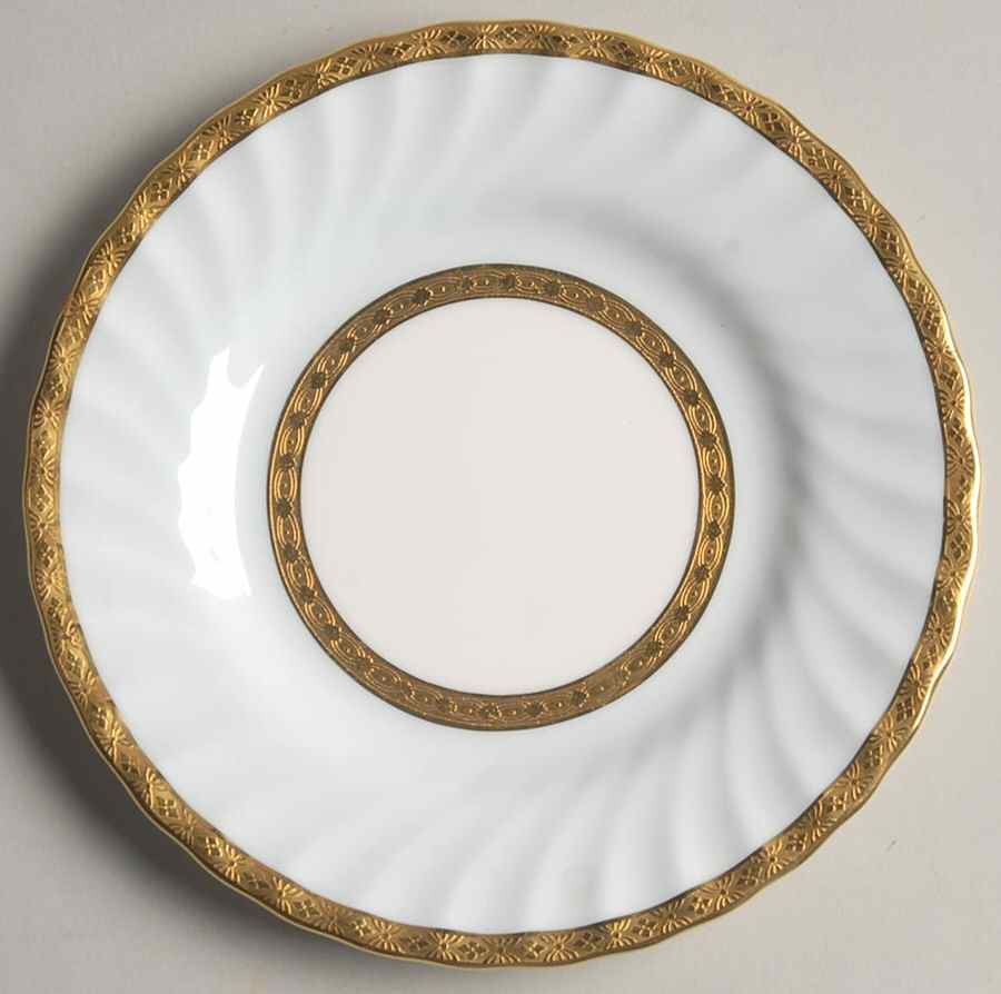 Chevron Bread & Butter Plate by Minton-1