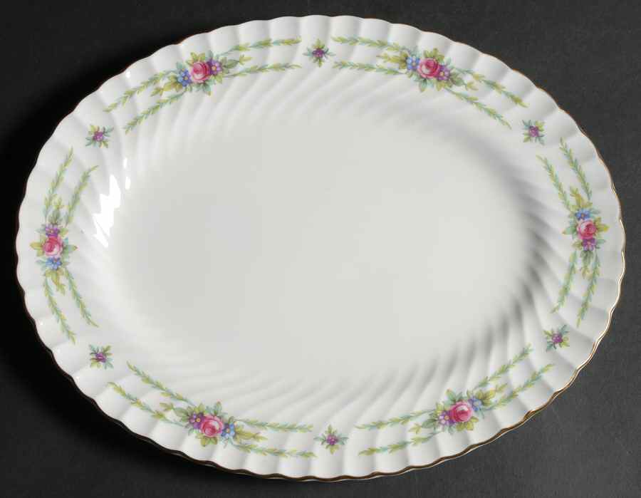 Chiltern 12" Oval Serving Platter by Minton-1