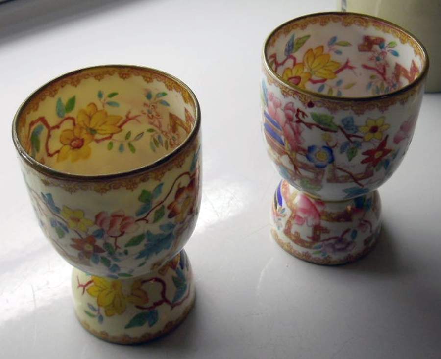 Chinese Tree (Smooth) Double Egg Cup by Minton-1