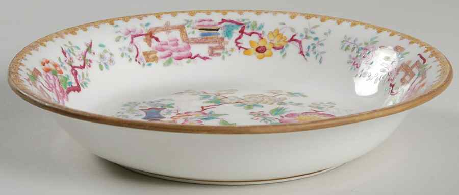 Chinese Tree (Smooth) Coupe Soup Bowl by Minton-1