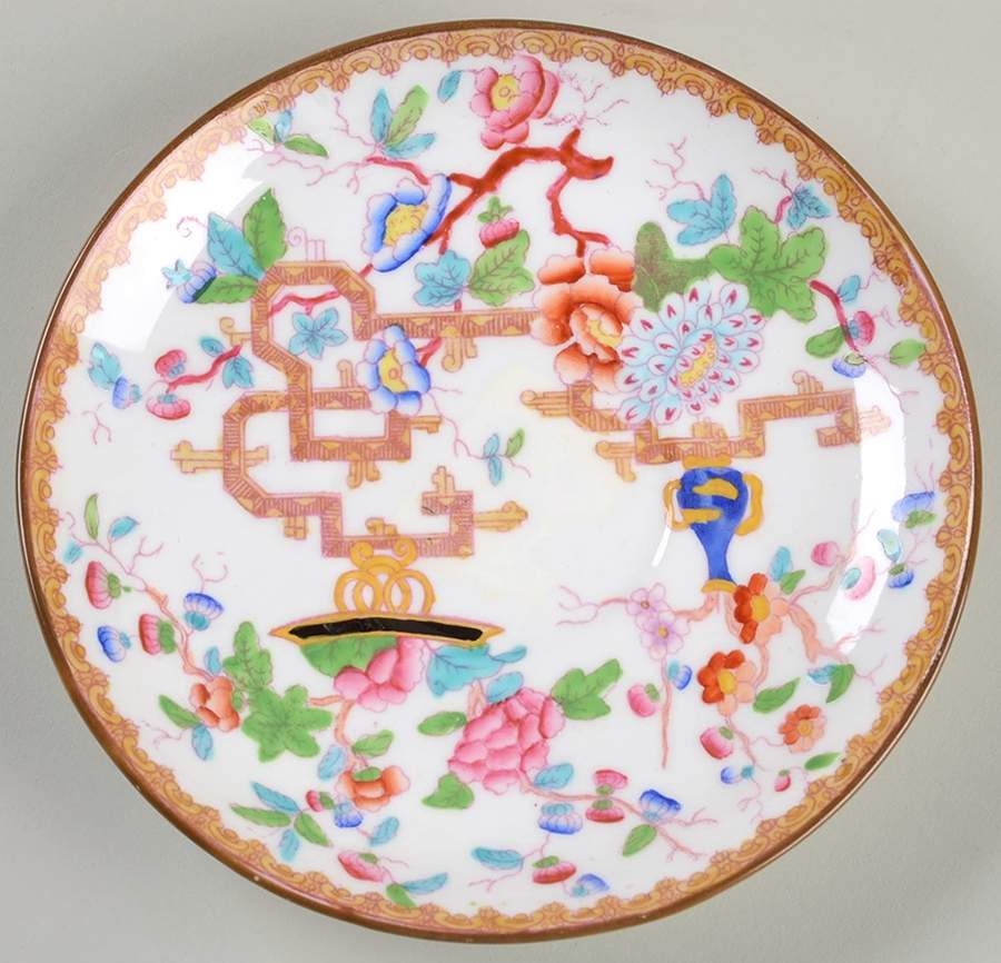 Chinese Tree (Smooth) Saucer for Footed Cup by Minton-1