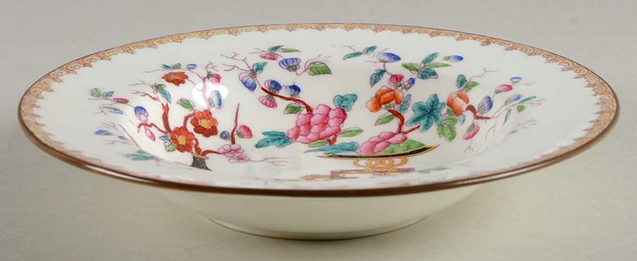 Chinese Tree (Smooth) Rim Fruit/Dessert (Sauce) Bowl by Minton-1