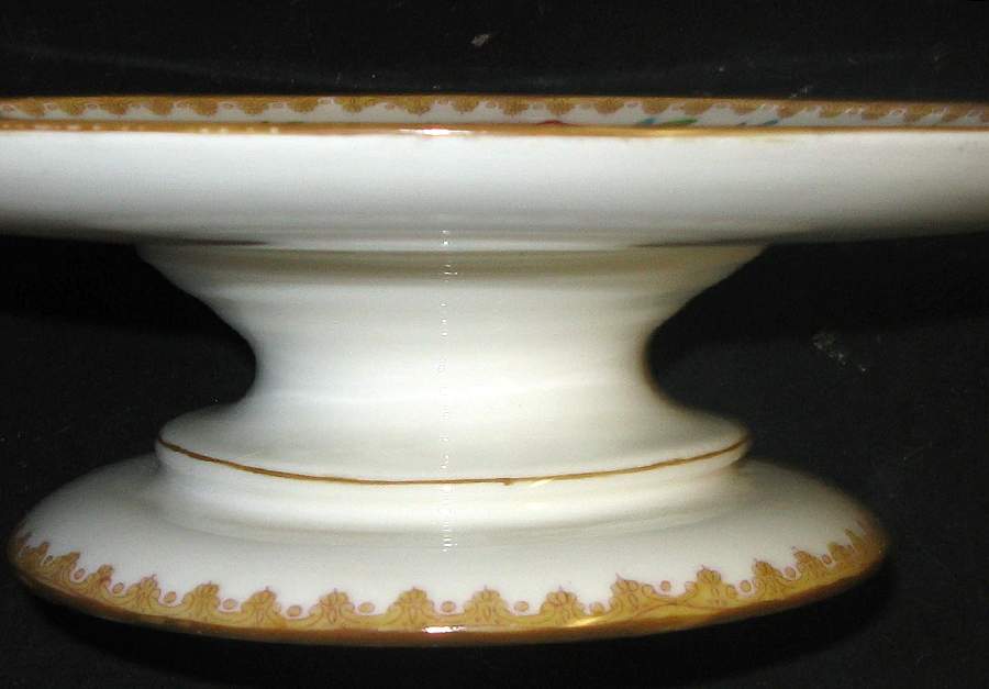 Chinese Tree (Smooth) Round Compote (Height X Width) by Minton-1