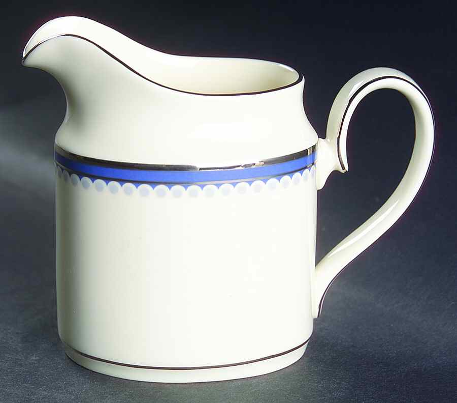 Clifton (Platinum Trim) Creamer by Minton-1