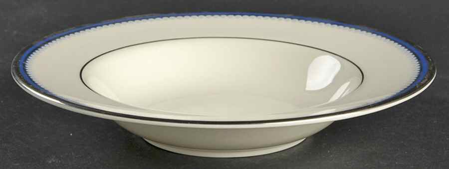 Clifton (Platinum Trim) Rim Soup Bowl by Minton-1