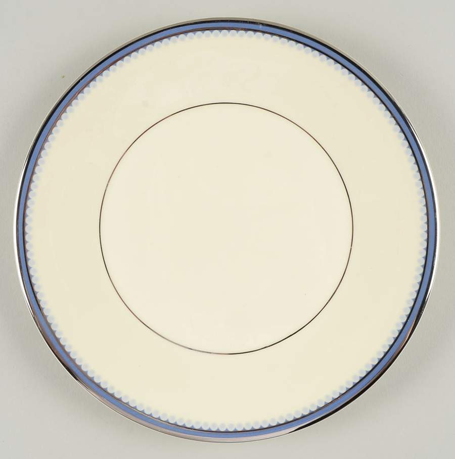 Clifton (Platinum Trim) Salad Plate by Minton-1