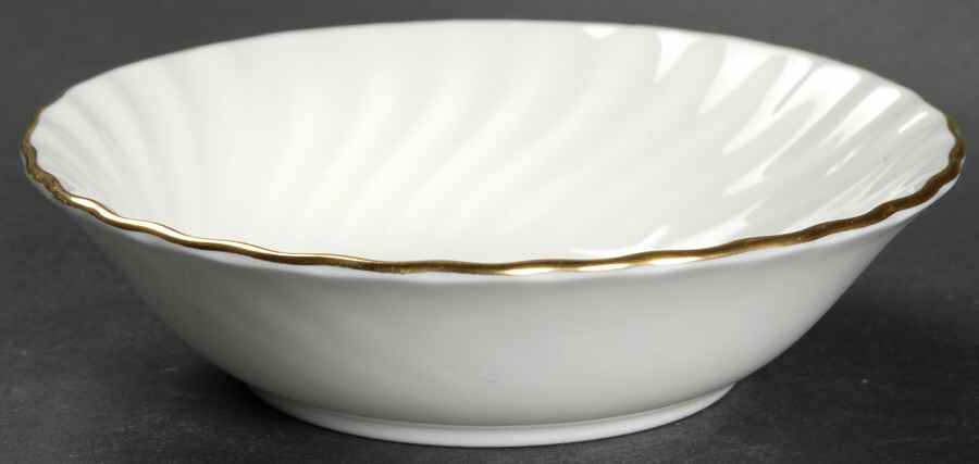Clifton (Gold Trim) Fruit/Dessert (Sauce) Bowl by Minton-1