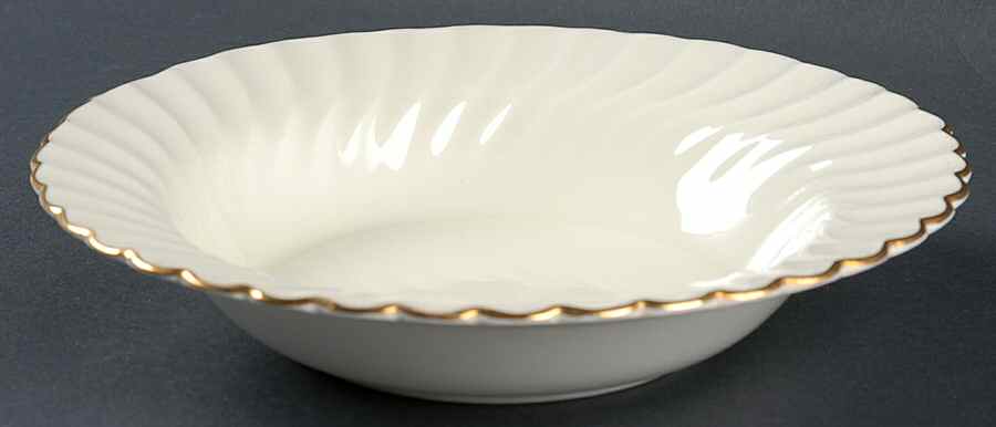 Clifton (Gold Trim) Rim Soup Bowl by Minton-1