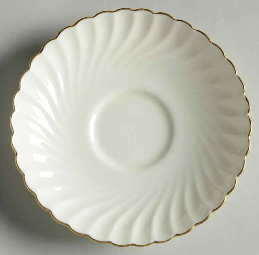 Clifton (Gold Trim) Saucer for Flat Cup by Minton-1