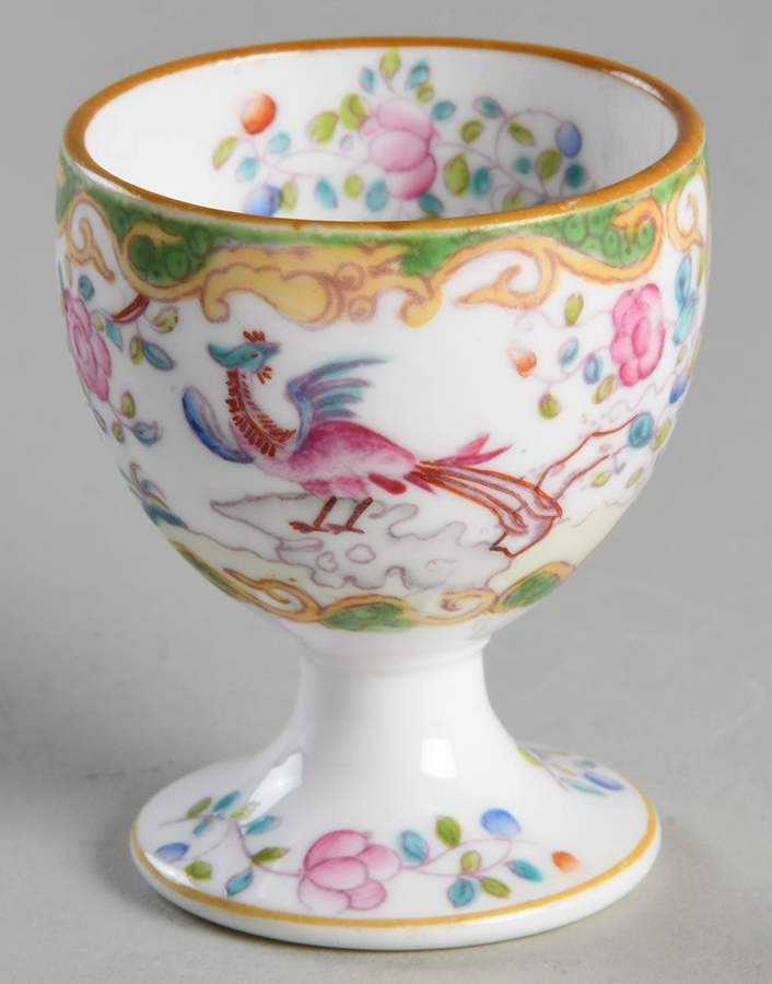 Cockatrice Green (Smooth, Globe Backstmp) Single Egg Cup by Minton-1