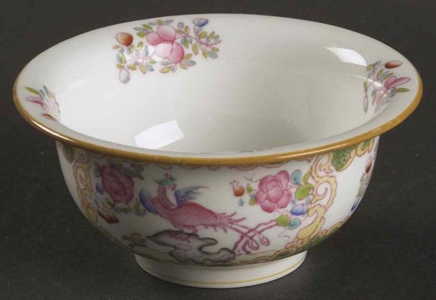 Cockatrice Green (Smooth, Globe Backstmp) Open Sugar Bowl by Minton-1