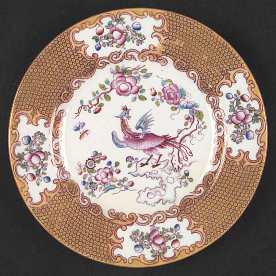 Cockatrice Yellow Bread & Butter Plate by Minton-1