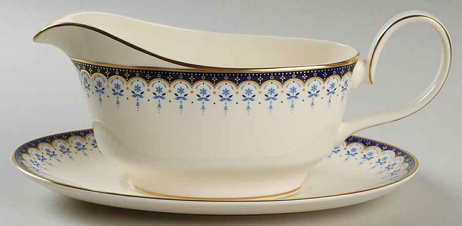 Consort Gravy Boat & Underplate by Minton-1